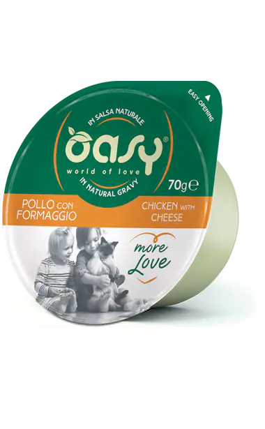 Oasy More Love Cat Green Cup in salsa naturale 70 gr   bauzaarit.myshopify.com