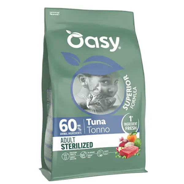 Oasy Superior Formula Cat Adult Sterilized Tonno  1,5 kg bauzaarit.myshopify.com