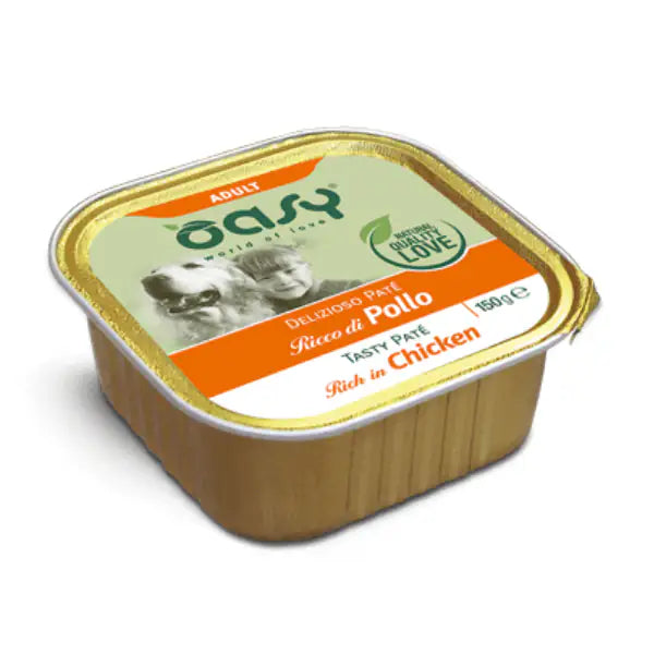 Oasy Wet Dog Delizioso Patè 150 gr  Pollo bauzaarit.myshopify.com