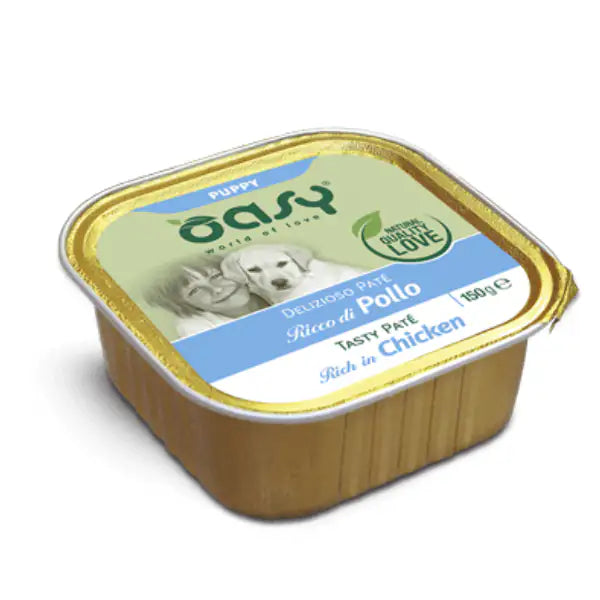 Oasy Wet Dog Delizioso Patè 150 gr  Pollo bauzaarit.myshopify.com