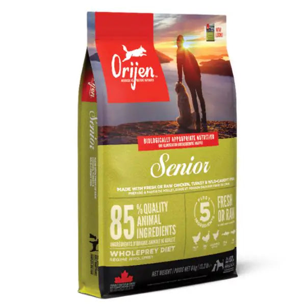 Orijen Senior Dog Food  11,4 kg bauzaarit.myshopify.com