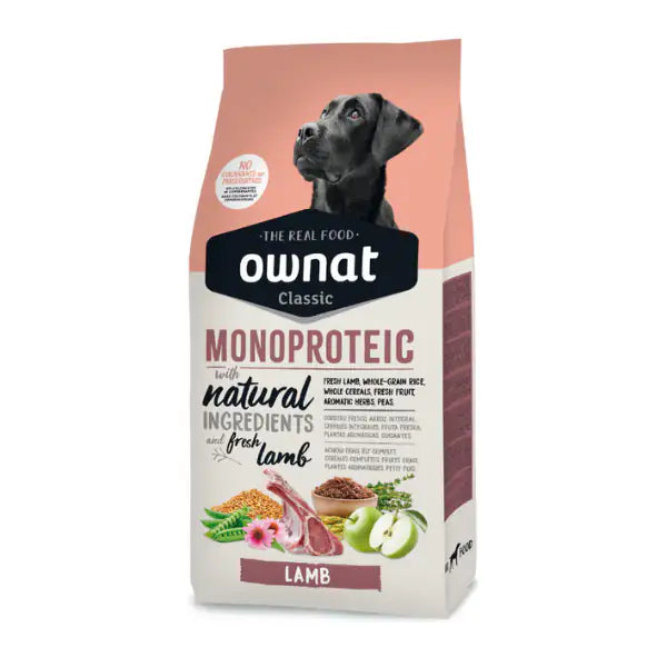 Ownat Classic Monoproteic All Breeds Adult con agnello fresco   bauzaarit.myshopify.com