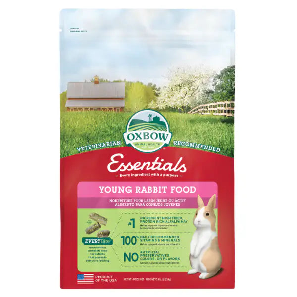 Oxbow Essential Young Rabbit  2,27 kg bauzaarit.myshopify.com