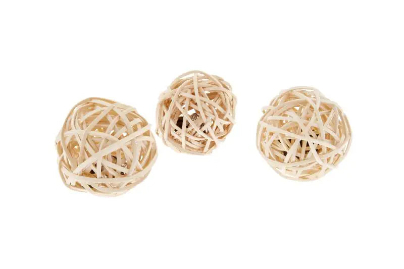 Palline di Vimini con Catnip Ferribiella   bauzaarit.myshopify.com