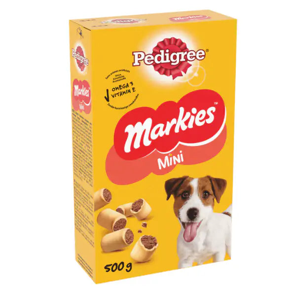 Pedigree Markies Mini biscotti ripieni per cani  500 gr bauzaarit.myshopify.com