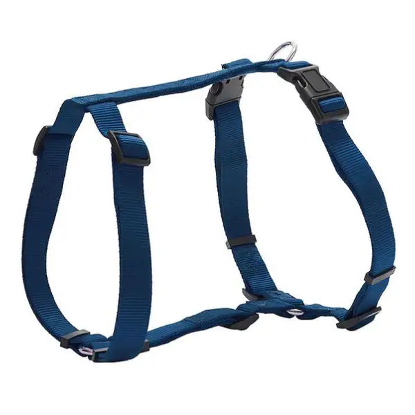 Pettorina ad H Doppia regolazione in nylon PetUp  Blu - Taglia 3: torace 52 cm x 1,8h cm bauzaarit.myshopify.com