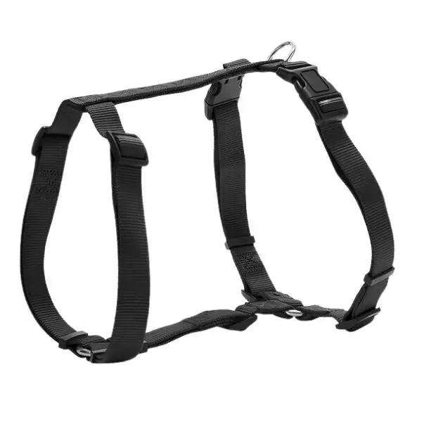 Pettorina ad H Doppia regolazione in nylon PetUp  Nero - Taglia 3: torace 52 cm x 1,8 cm bauzaarit.myshopify.com