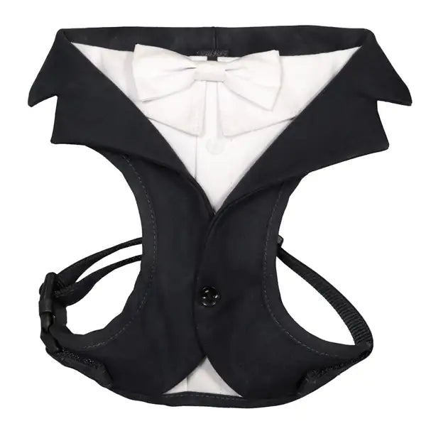Pettorina per cani da cerimonia Croci Ceremony  Nero - Taglia XS: 30-39 cm bauzaarit.myshopify.com