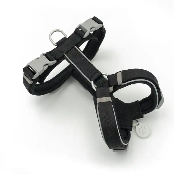 Pettorina per cani in nylon imbottita a 5 regolazioni Coralpina Cadore  Nero Taglia Large bauzaarit.myshopify.com