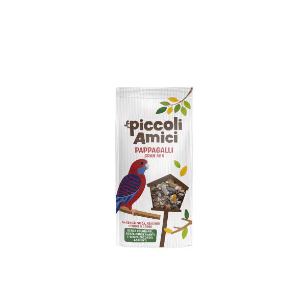 Piccoli Amici Gran Mix mangime per pappagalli   bauzaarit.myshopify.com