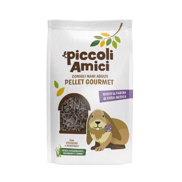 Piccoli Amici Pellet Gourmet Conigli Nani Adulti   bauzaarit.myshopify.com