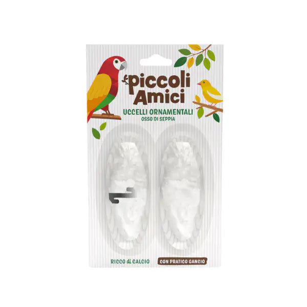 Piccoli Amici Snack Osso di seppia per uccelli ornamentali  2 pezzi bauzaarit.myshopify.com