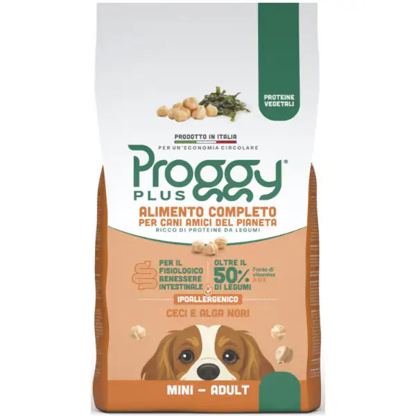 Proggy Plus Ipoallergenico Dog Adult Mini Vegetal a base di Ceci   bauzaarit.myshopify.com