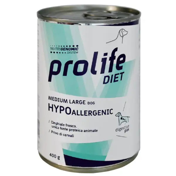 Prolife Veterinary Diet Hypoallergenic Dog Medium/Large 400 gr  Cinghiale bauzaarit.myshopify.com