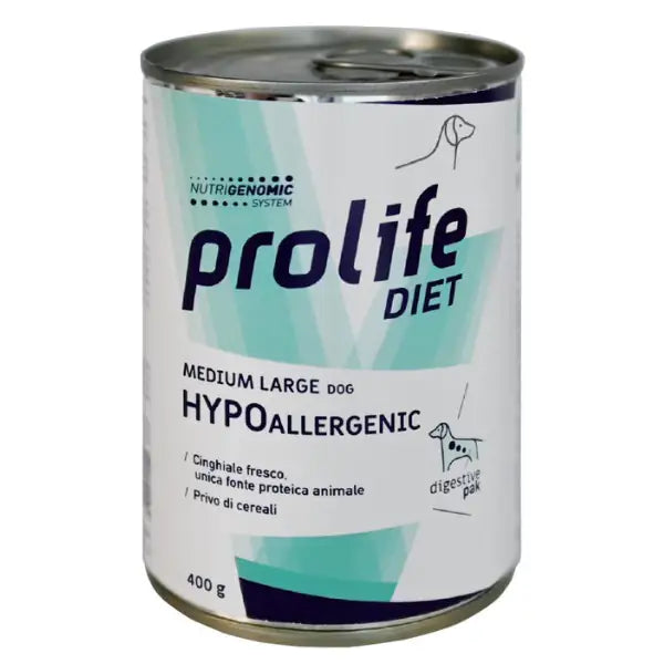 Prolife Veterinary Diet Hypoallergenic Dog Medium/Large 400 gr   bauzaarit.myshopify.com