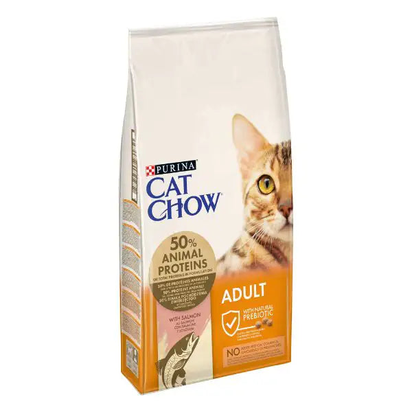 Purina Cat Chow Adult ricco in Salmone   bauzaarit.myshopify.com
