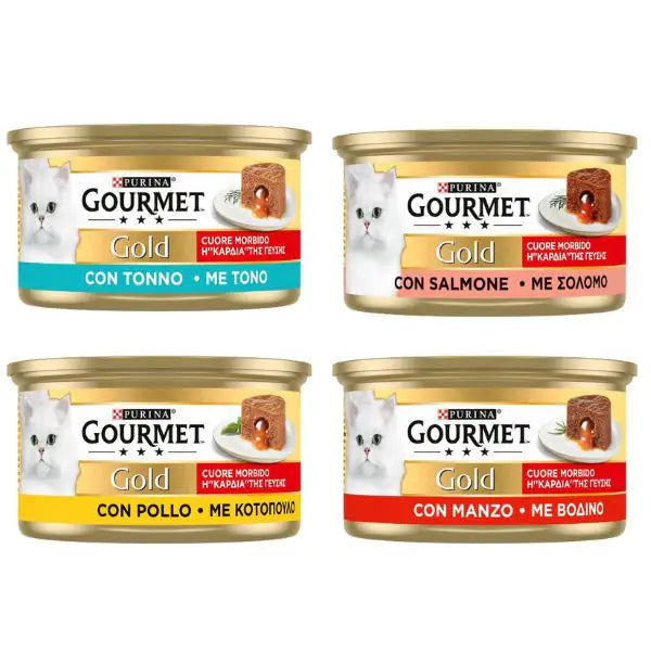Purina Gourmet Gold Cuore Morbido Umido Gatto 85 gr   bauzaarit.myshopify.com