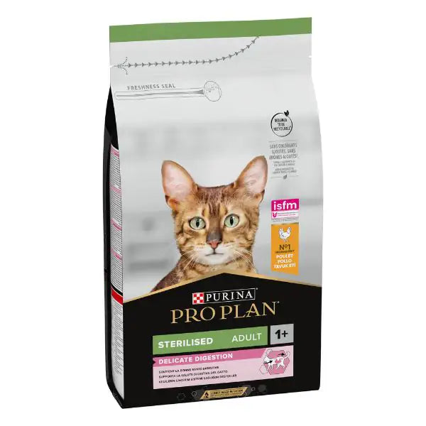 Purina Pro Plan Delicate Digestion Sterilised Adult 1+ con Pollo   bauzaarit.myshopify.com