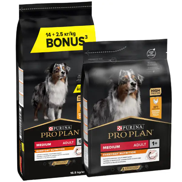 Purina Pro Plan Everyday Nutrition Medium Adult Crocchette Cane Pollo   bauzaarit.myshopify.com