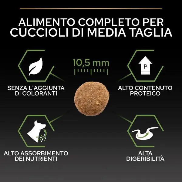 Purina Pro Plan Healthy Start Puppy Medium Crocchette Cane Pollo   bauzaarit.myshopify.com