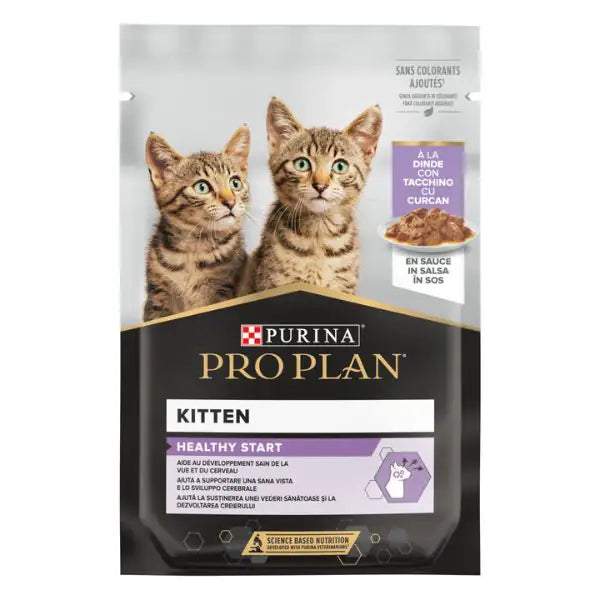 Purina Pro Plan Kitten Healthy Start Umido Gatti in Salsa 85 g  Tacchino bauzaarit.myshopify.com