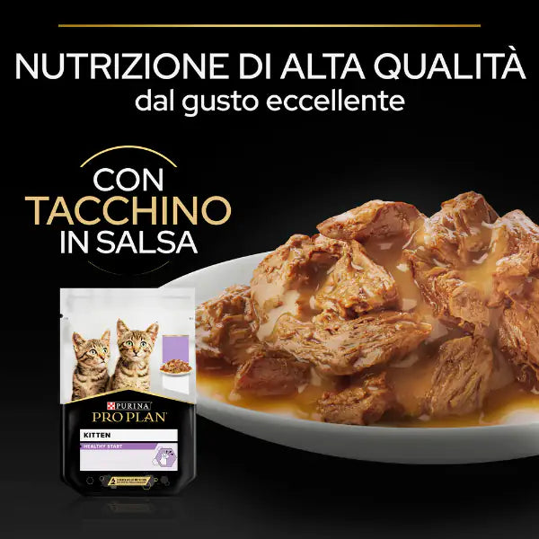 Purina Pro Plan Kitten Healthy Start Umido Gatti in Salsa 85 g   bauzaarit.myshopify.com