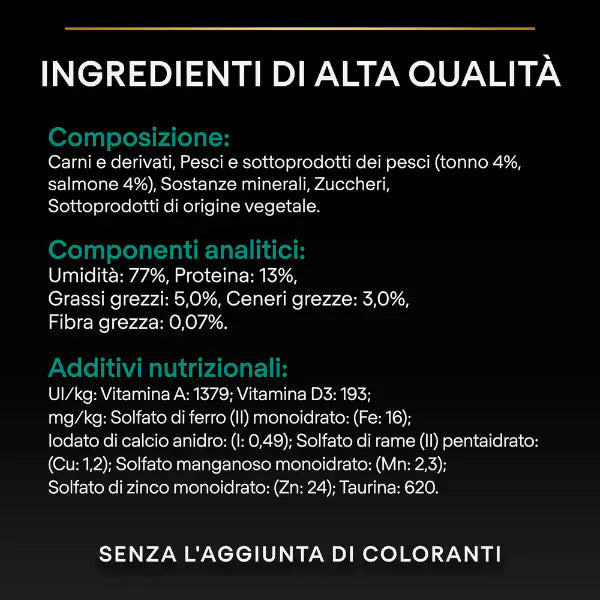 Purina Pro Plan Sterilised Maintenance Umido Gatti Terrine Salmone e Tonno   bauzaarit.myshopify.com