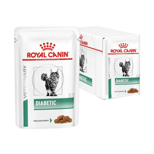 Royal Canin Veterinary Diet Diabetic Cat Multipack 12x85 gr   bauzaarit.myshopify.com