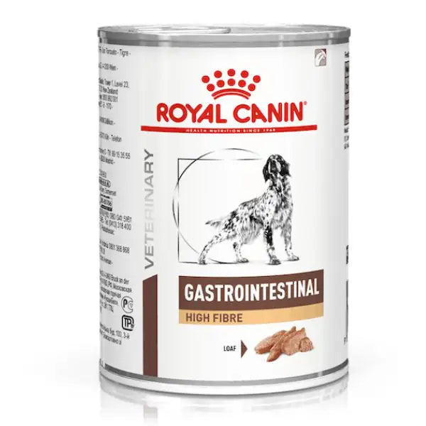 Royal Canin Veterinary Diet Gastrointestinal High Fibre Patè Canine  410 gr bauzaarit.myshopify.com