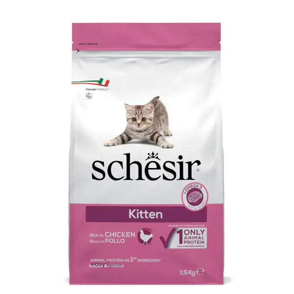 Schesir Cat Dry Kitten  1,5 kg bauzaarit.myshopify.com