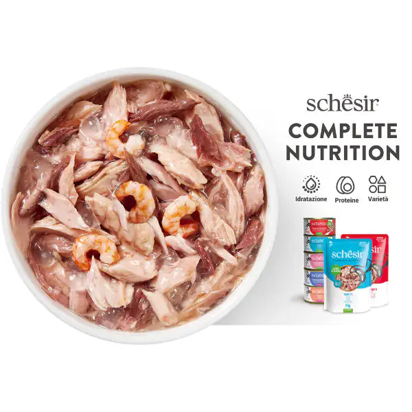 Schesir Cat Soft Adult filetti in gelatina alimento completo lattina Multipack 6x50 gr   bauzaarit.myshopify.com