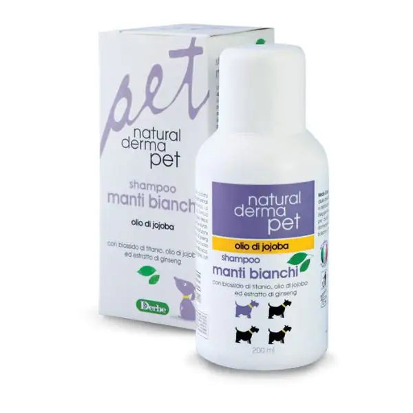 Shampoo Manti Bianchi Natural Derma Pet  200 ml bauzaarit.myshopify.com