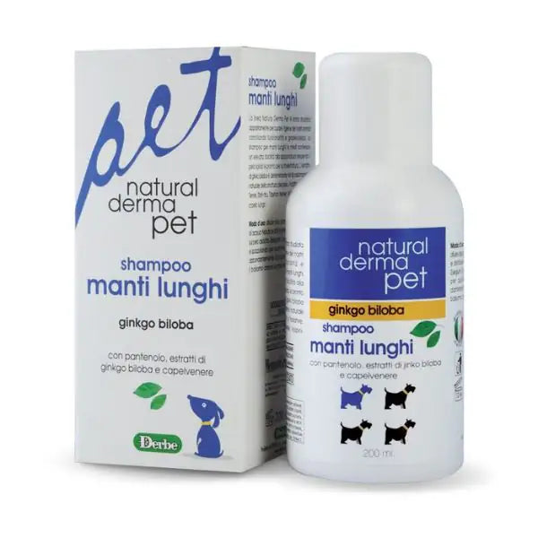 Shampoo Manti Lunghi Natural Derma Pet   bauzaarit.myshopify.com