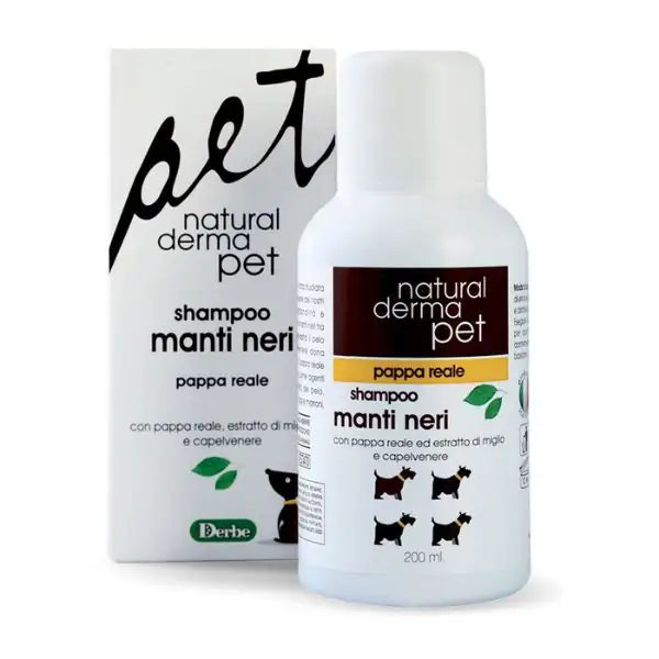 Shampoo Manti Neri Natural Derma Pet   bauzaarit.myshopify.com