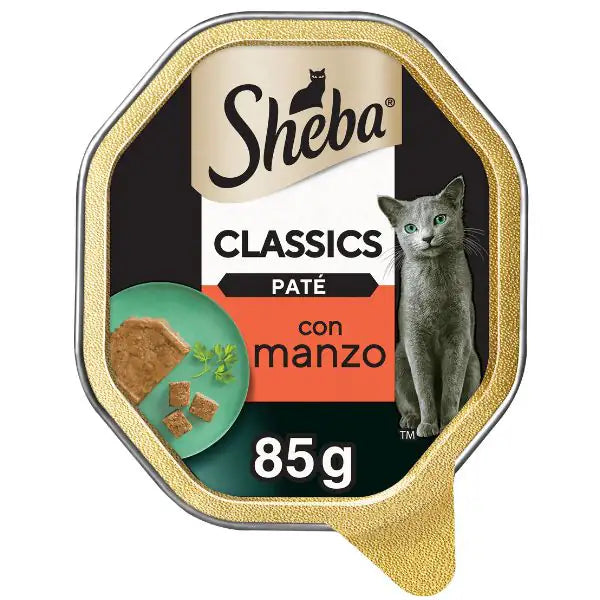 Sheba Patè classics 85gr  con Manzo bauzaarit.myshopify.com