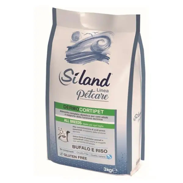 Siland Dermocortipet Dog Adult Bufalo e Riso All Breeds  3 kg bauzaarit.myshopify.com