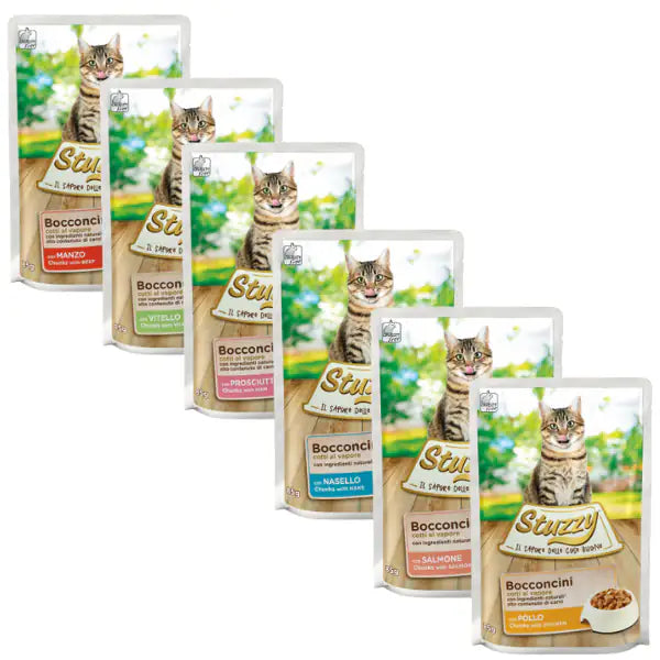 Stuzzy Cat Bocconcini cotti al vapore 85 gr   bauzaarit.myshopify.com