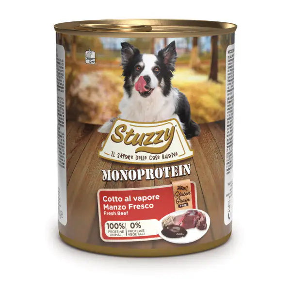 Stuzzy Dog Monoprotein cotti al vapore 800 gr  Manzo bauzaarit.myshopify.com