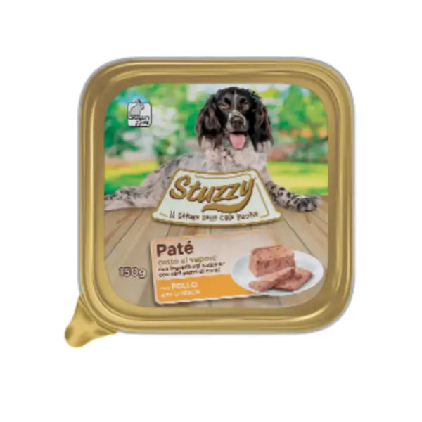 Stuzzy Dog Patè cotto al vapore 150 gr  Pollo bauzaarit.myshopify.com