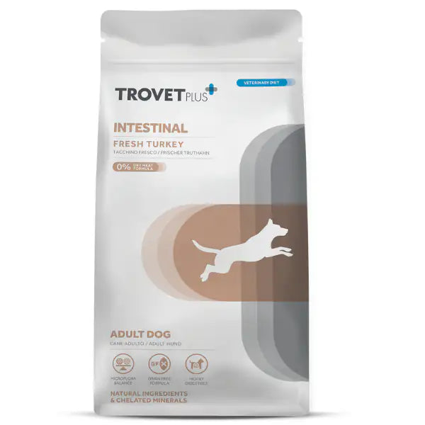 Trovet Plus+ All Breeds Dog Vet Diets Intestinal Tacchino fresco   bauzaarit.myshopify.com