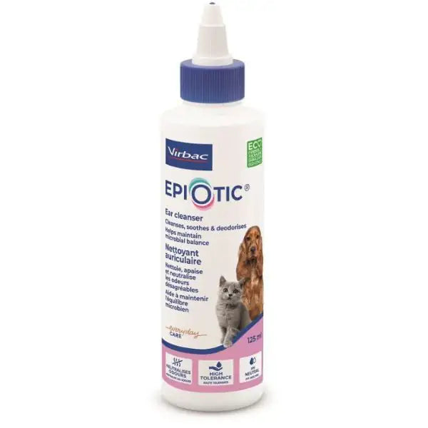 Virbac EpiOtic detergente auricolare  125 ml bauzaarit.myshopify.com