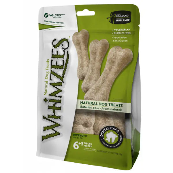 Whimzees Snack dentale Naturale Osso Riso  540 gr bauzaarit.myshopify.com