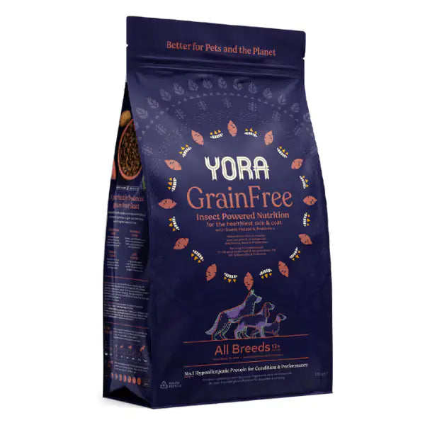 Yora Grain Free crocchette a base di insetti Dog Adult All Breeds Hypoallergenic   bauzaarit.myshopify.com