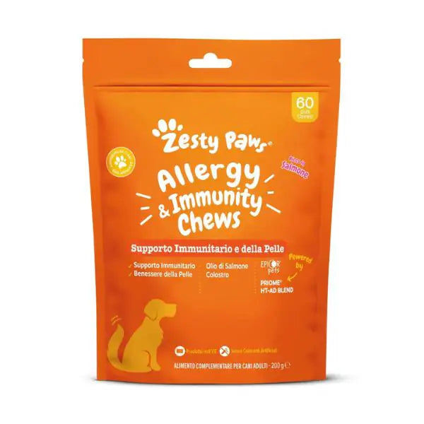 Zesty Paws Allergy&Immunity Chews integratore per cani Alimento complementare   bauzaarit.myshopify.com