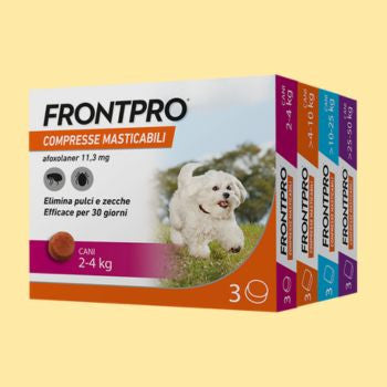 Compresse antiparassitarie per cani