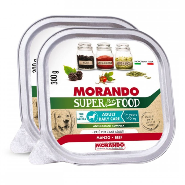 Morando SuperPetFood Dog Adult All breeds Patè 300 gr